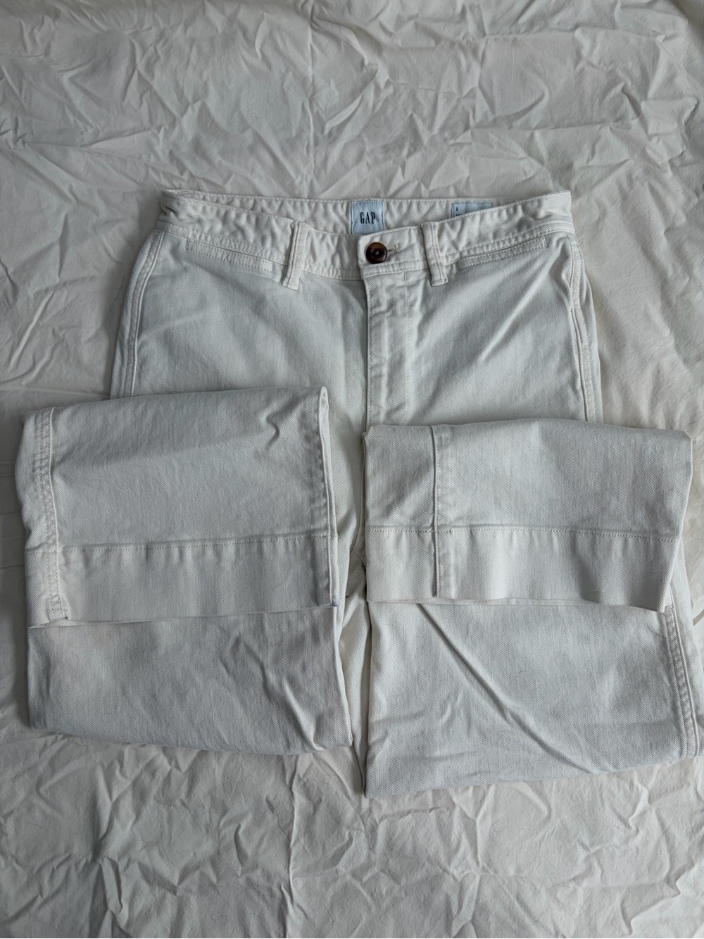 GAP High Rise Wide Leg Crop - Picture 3 of 4